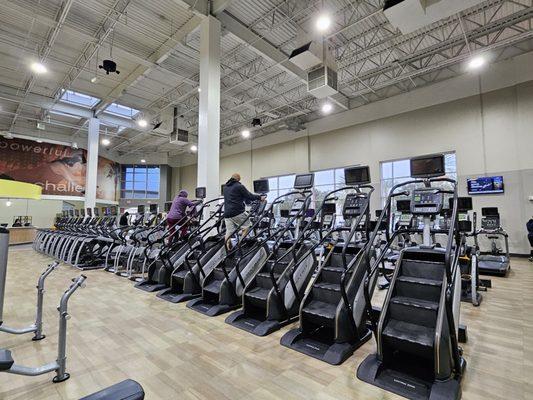 Cardio section.