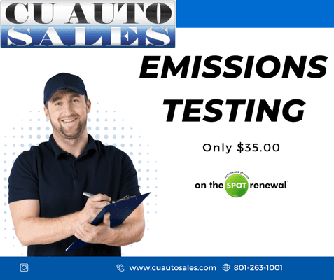 $35 car emissions testing