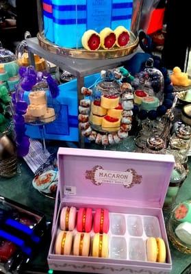 Macaron trinket boxes and soaps