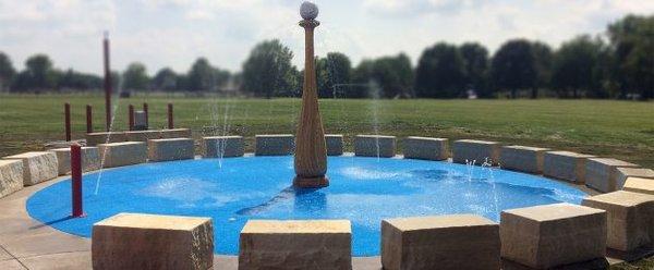 Splash pad! (photo by City of North Liberty)