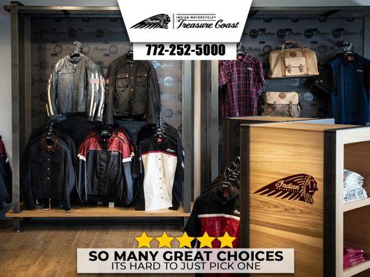 So many great choices-Indian Motorcycle Treasure Coast-772-252-5000- 8401 SE FEDERAL HWY HOBE SOUND, FL 33455, ORLANDO, FL 32...