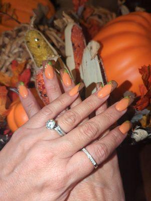 Thanksgiving inspired nails