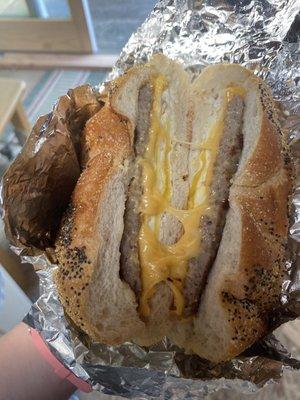 Sausage egg and cheese