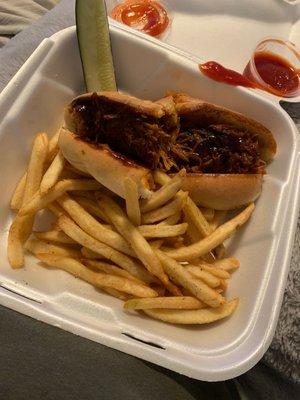 BBQ Pulled Pork Sandwich