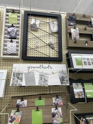 Unique picture frames