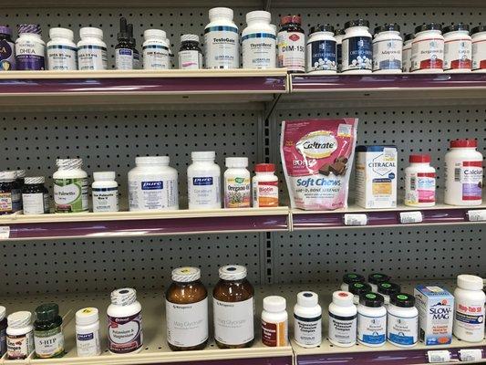 Specialty Vitamins: Ortho Molecular, Pure Encapsulations, Douglas Labs, and some others