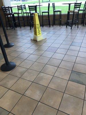 Nasty floor, ratchet sign