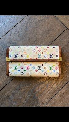 LV multicolor wallet