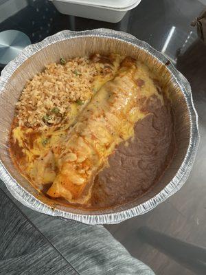 Burrito on the combination specials