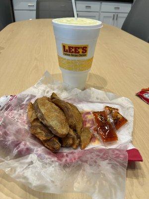 Potato Wedges & Large Drink