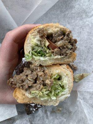 Steak n cheese..photo by @phil_eatsfood