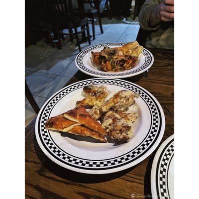 Onion wings & garlic parm wings | #intenselypassionatephotography