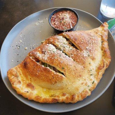 Deluxe Supreme Calzone SO good!