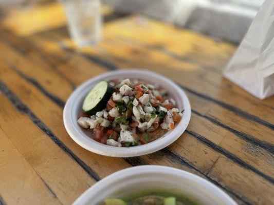 Fish Ceviche Karina's Tostada