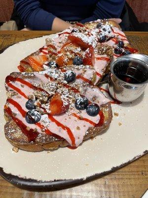 Strawberry Crunch French Toast