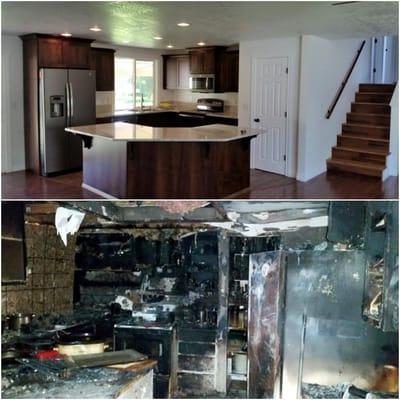 In this particular kitchen remodel we had custom cabinets installed, widened the pantry, and introduced an open concept idea ...