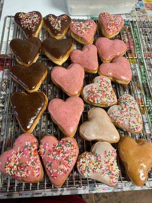 All hearts donuts is ready for pick up