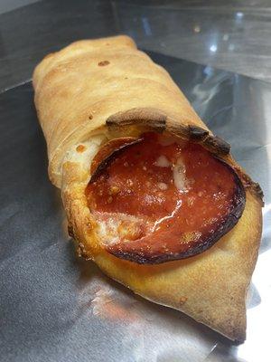 Pepperoni pizza roll