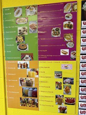 Food menu