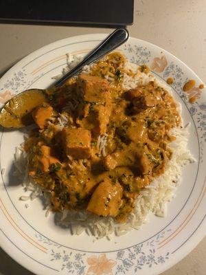 Chicken Tikka Masala, Rice