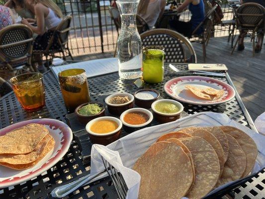 Chips and Salsa sampler