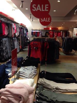 Sale racks are final sale but nothing over 20 bucks is awesome!