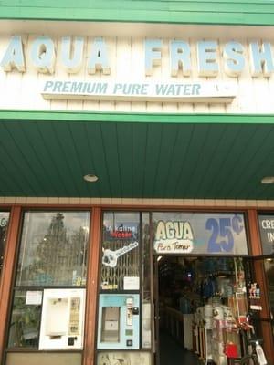 Outside Aqua water