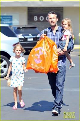 Ben Affleck outside BOCA