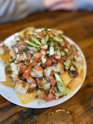 Pork Belly & Kimchi Nachos