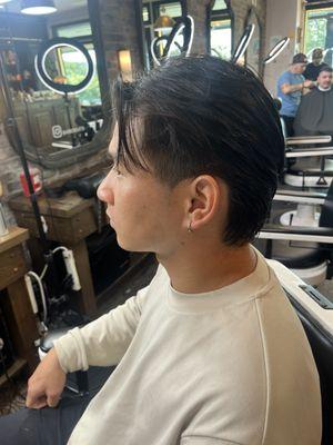 haircut by Gun