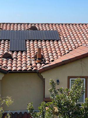 Missing wind turbine vent following solar panel installation