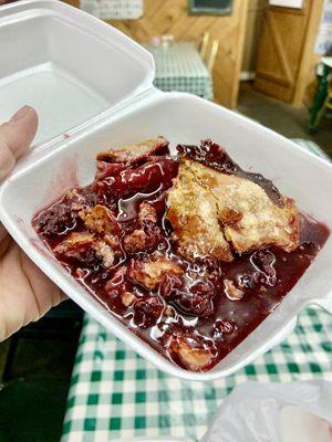 Blackberry cobbler