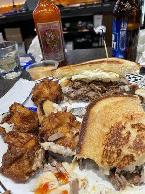 Primanti Sandwich & fried mushrooms