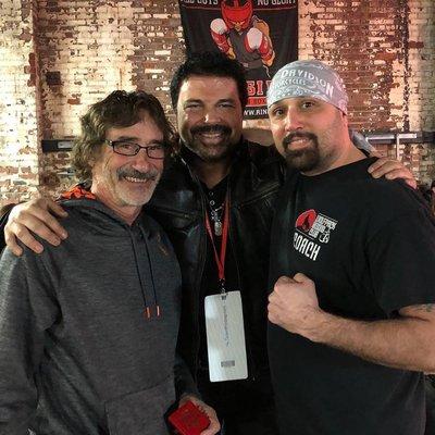 Donnie Iris, Jim Krenn and Coach Jeff at Wolfpack Boxing Club