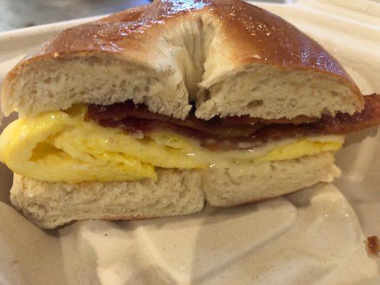 Bacon Egg and Cheese Bagel