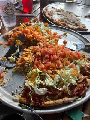 Taco pizza