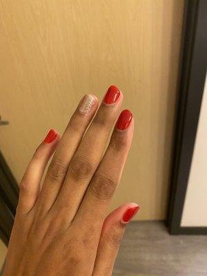 Shellac mani