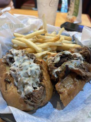 Thursday special Philly cheesesteak