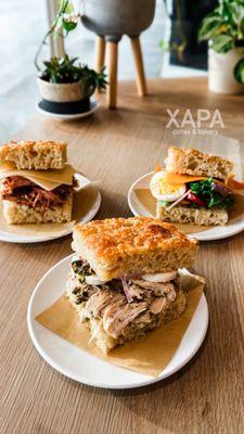 Focaccia Sandwiches