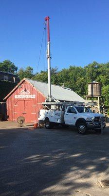 Pulling a pump at the Texas Wild for the Fort Worth Zoo