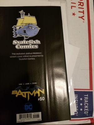 Bret Parks at Ssalefish Comics thinks this is OK to send to a customer. Virgin Batman 50.