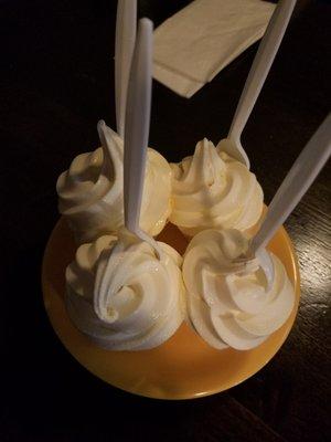 Soft serve ice cream.