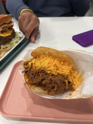 Shredded Beef Arepa