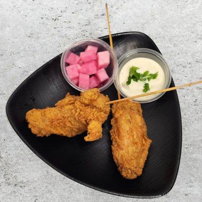 NEW KOREAN TAPAS MENU
* FRIED CHICKEN WINGS