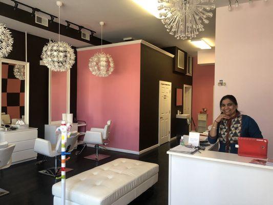 The owner of the salon - the best in the city !