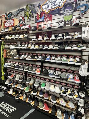 Great sneaker selection, Vans, Nike, ect...