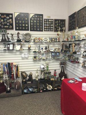 Trophies and medals for all occasions.