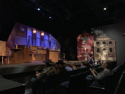 The sets were impressive for this production