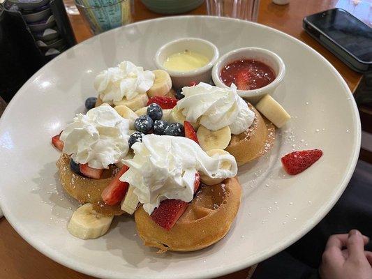 Loaded Mini Waffles