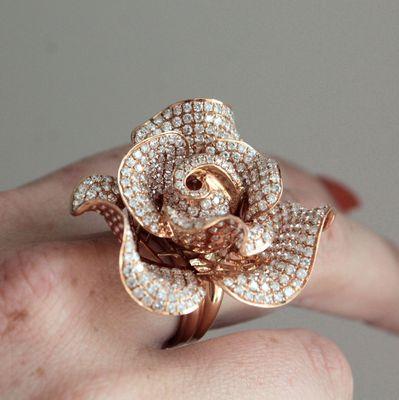 Pave Rose Ring